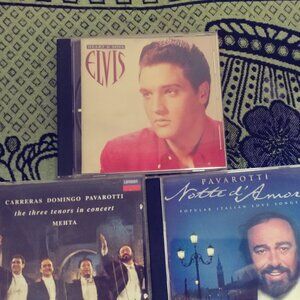 Bundle of 3: Elvis Presley/Carreras, Domingo, Pavarotti/Pavarotti(popular songs)